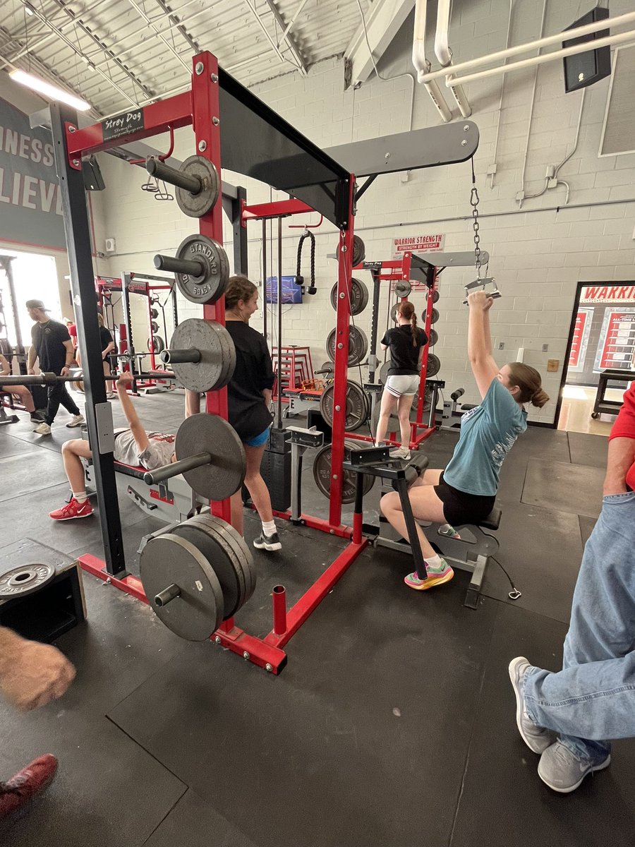 Lady Warriors working hard to get better. Great job to all the girls for committing to the team.