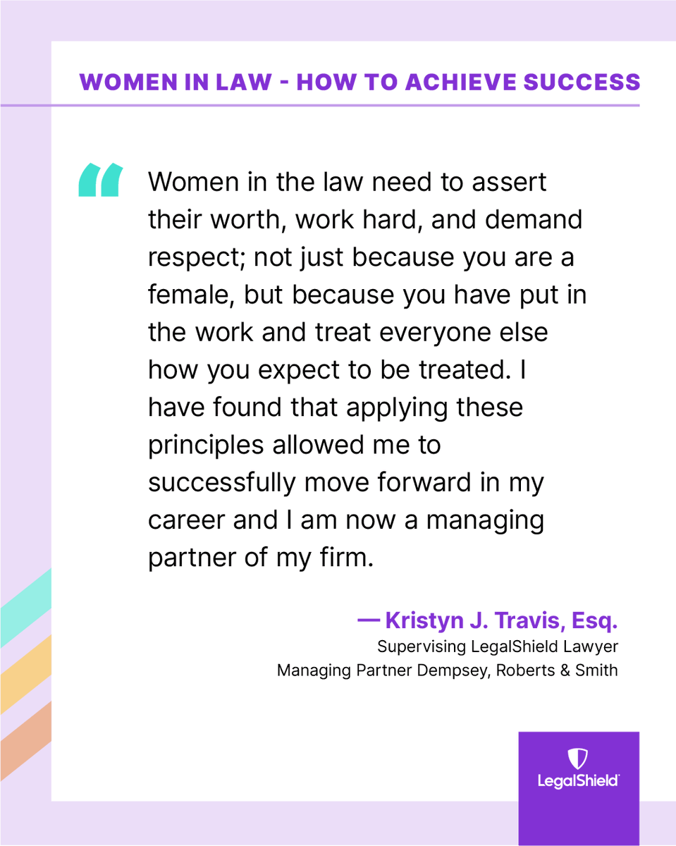 legalshield's tweet photo. Working in law isn’t always easy, much less finding success. But #LegalShield provider lawyer Kristyn J. Travis has achieved much on her career, built on these principles. https://t.co/AHDEEIo93R