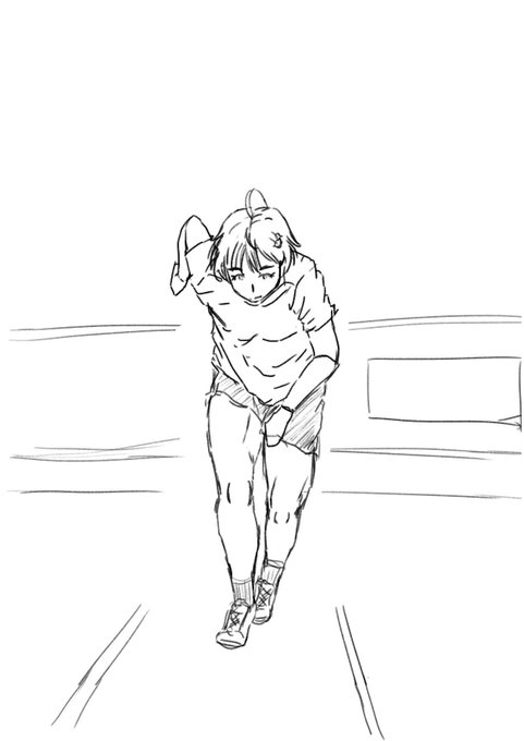 おは檸檬。動きのある絵って効果線無しでも描ける人いるじゃないですか…。うーんうーん。 