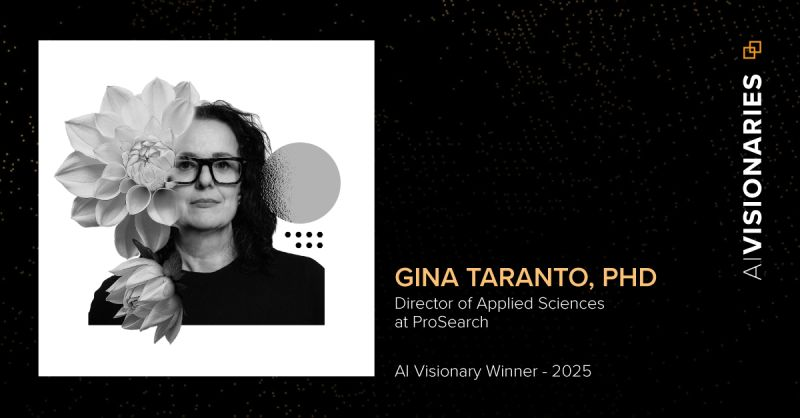 ProSearch (@prosearchdisc) on Twitter photo ProSearch is proud to announce that Director of Applied Sciences, Dr. Gina Taranto, has been named a <a href="/RelativityHQ/">Relativity</a> 2025 AI Visionary! Join us in congratulating Gina on this well-deserved recognition! lnkd.in/gvaF_whM ProSearch is proud to announce that Director of Applied Sciences, Dr. Gina Taranto, has been named a <a href="/RelativityHQ/">Relativity</a> 2025 AI Visionary! Join us in congratulating Gina on this well-deserved recognition! lnkd.in/gvaF_whM