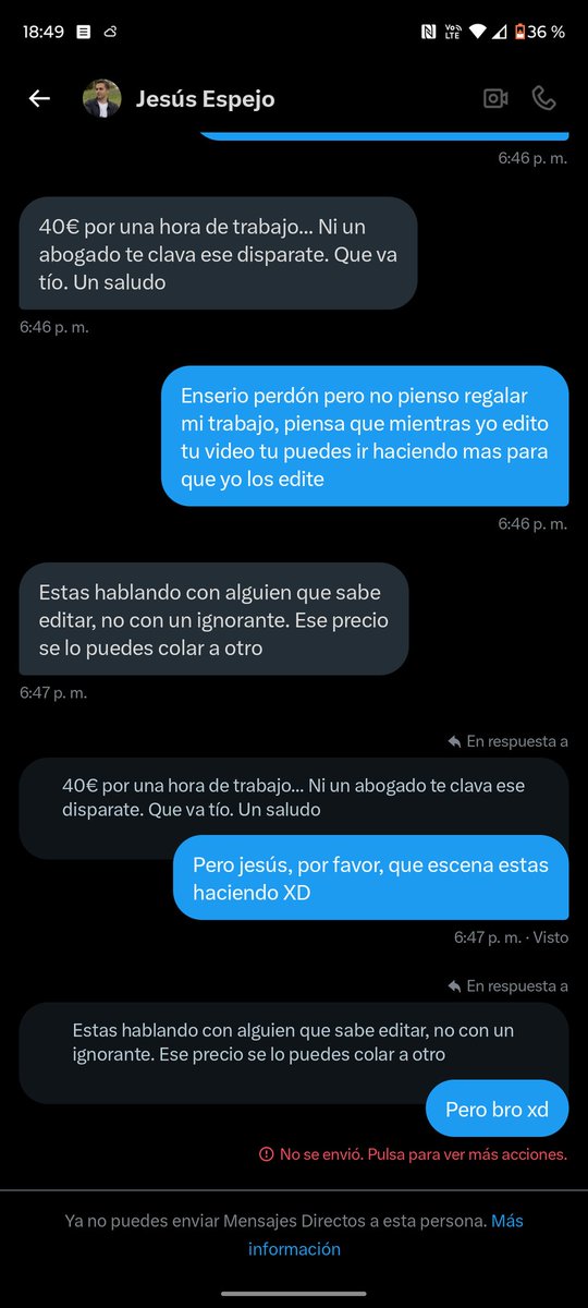 Boe, si editar es tan fácil, por mas que sean recortes, porque no lo haces vos si tan bien editas?, sony vegas lo usaba con 15 años, por favor. Mira si va a venir un descarado mal hablado a decirme cuanto MIERDAS vale mi tiempo, y aprende a pagar, rata.

Tag: busco editor