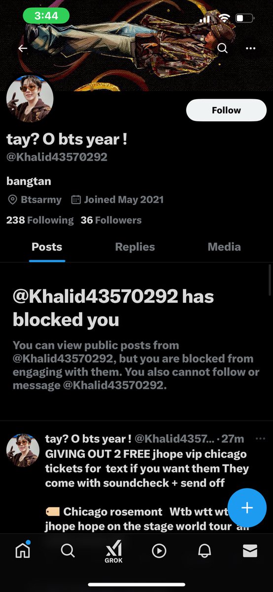 anaamts7's tweet photo. Report this account ‼️they are scammers who took $100 and blocked me without giving out tickets‼️ https://t.co/ERqmTIc6ek