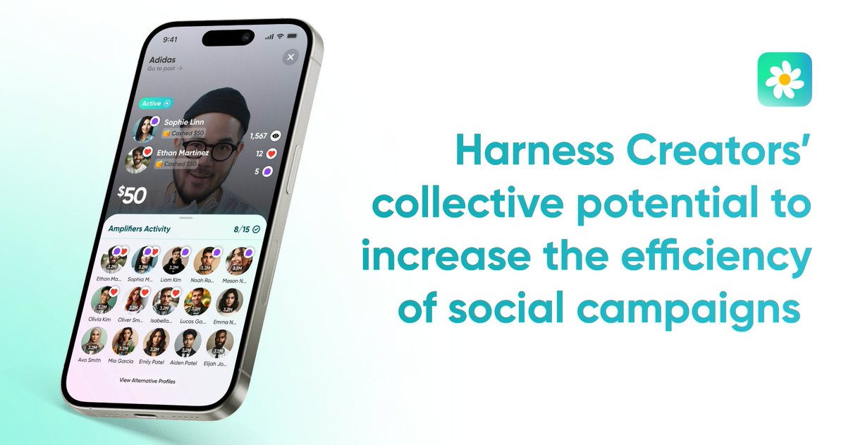 Rob (@rsarrow) on Twitter photo Time to move on from the old KOL meta.
Daisy is THE engagement engine for brands that pays creators in stablecoins for doing what they already do: liking, commenting, sharing, and sharing posts across social media.
We at Volt Capital along with our friends at <a href="/CMT_Digital/">CMT Digital</a> and Time to move on from the old KOL meta.
Daisy is THE engagement engine for brands that pays creators in stablecoins for doing what they already do: liking, commenting, sharing, and sharing posts across social media.
We at Volt Capital along with our friends at <a href="/CMT_Digital/">CMT Digital</a> and