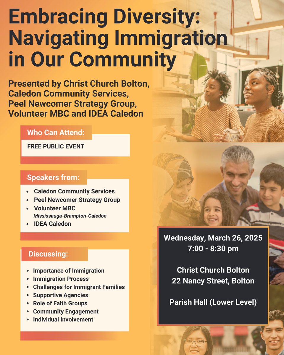 CCSworks (@ccsworks) on Twitter photo Join us on March 26th at 7pm! Event presented by Christ Church Bolton, <a href="/CaledonCS/">Caledon Community S.</a>, <a href="/PeelNewcomer/">Peel Newcomer Strategy Group</a>, <a href="/VolunteerMBC/">Volunteer MBC</a> and IDEA Caledon. Join us on March 26th at 7pm! Event presented by Christ Church Bolton, <a href="/CaledonCS/">Caledon Community S.</a>, <a href="/PeelNewcomer/">Peel Newcomer Strategy Group</a>, <a href="/VolunteerMBC/">Volunteer MBC</a> and IDEA Caledon.