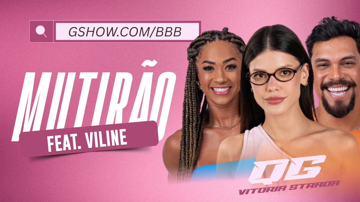 QG da Vitória 🦩 (@qgvitoriastrada) on Twitter photo 🦩MUTIRÃO FEAT. VILINE @QGdaAline <a href="/QGViniciusnasc/">QG Vinícius</a> INICIADO 🦩
🗳️ A cada 10 votos, deposite um emoji ou letra aqui.
🎯 Meta: 1k de Respostas.
❌ O Voto é para ELIMINAR! Portanto, vote na EVA
⏰ Encerra as 20:00
📲 gshow.globo.com/realities/bbb/…
#BBB25 #TeamStrada #ForaEva 🦩MUTIRÃO FEAT. VILINE @QGdaAline <a href="/QGViniciusnasc/">QG Vinícius</a> INICIADO 🦩
🗳️ A cada 10 votos, deposite um emoji ou letra aqui.
🎯 Meta: 1k de Respostas.
❌ O Voto é para ELIMINAR! Portanto, vote na EVA
⏰ Encerra as 20:00
📲 gshow.globo.com/realities/bbb/…
#BBB25 #TeamStrada #ForaEva