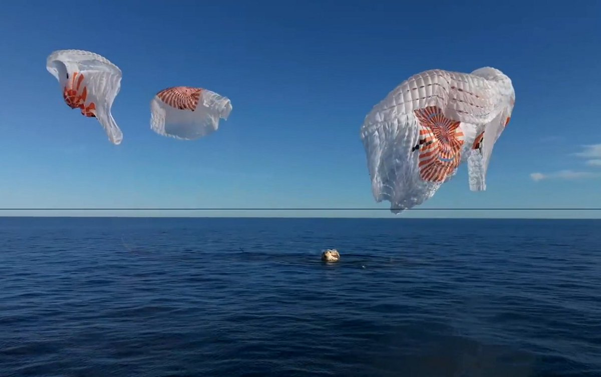 BREAKING: Capsule carrying 2 NASA astronauts who were stuck in space for 9 months returns to Earth