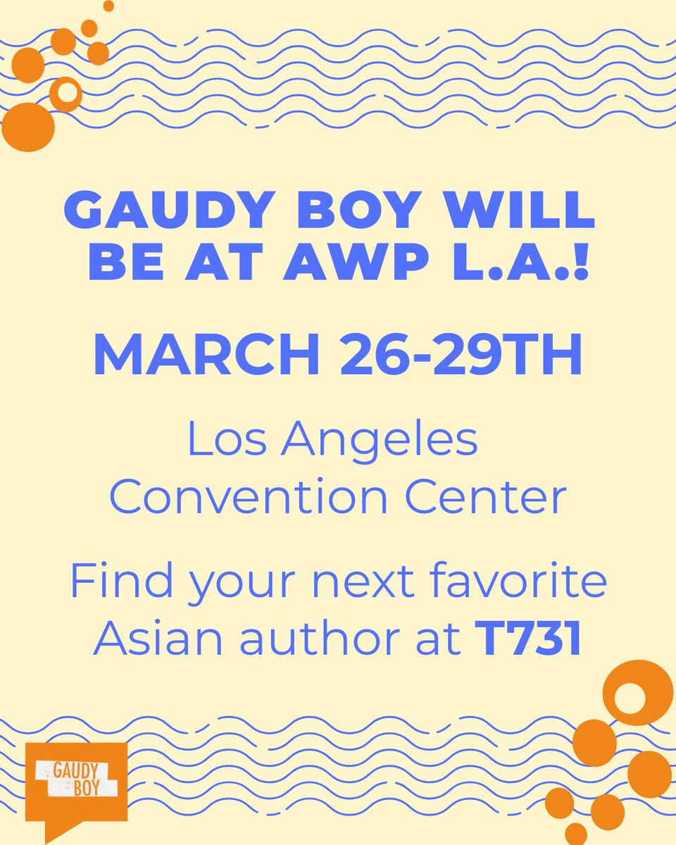 We'll be at AWP LA! Come see us at T731 👋

Make sure to stop by for our author signings with Paula Mendoza, Jeddie Sophronius, Marylyn Tan, and Jee Leong Koh.

Details: singaporeunbound.org/event-list/awp…