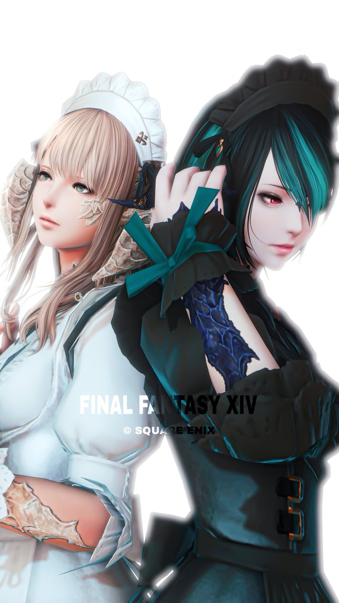 『 ˚⋆꒰ঌ🤍🖤𓆪↝ 』#ffxiv #アウラ