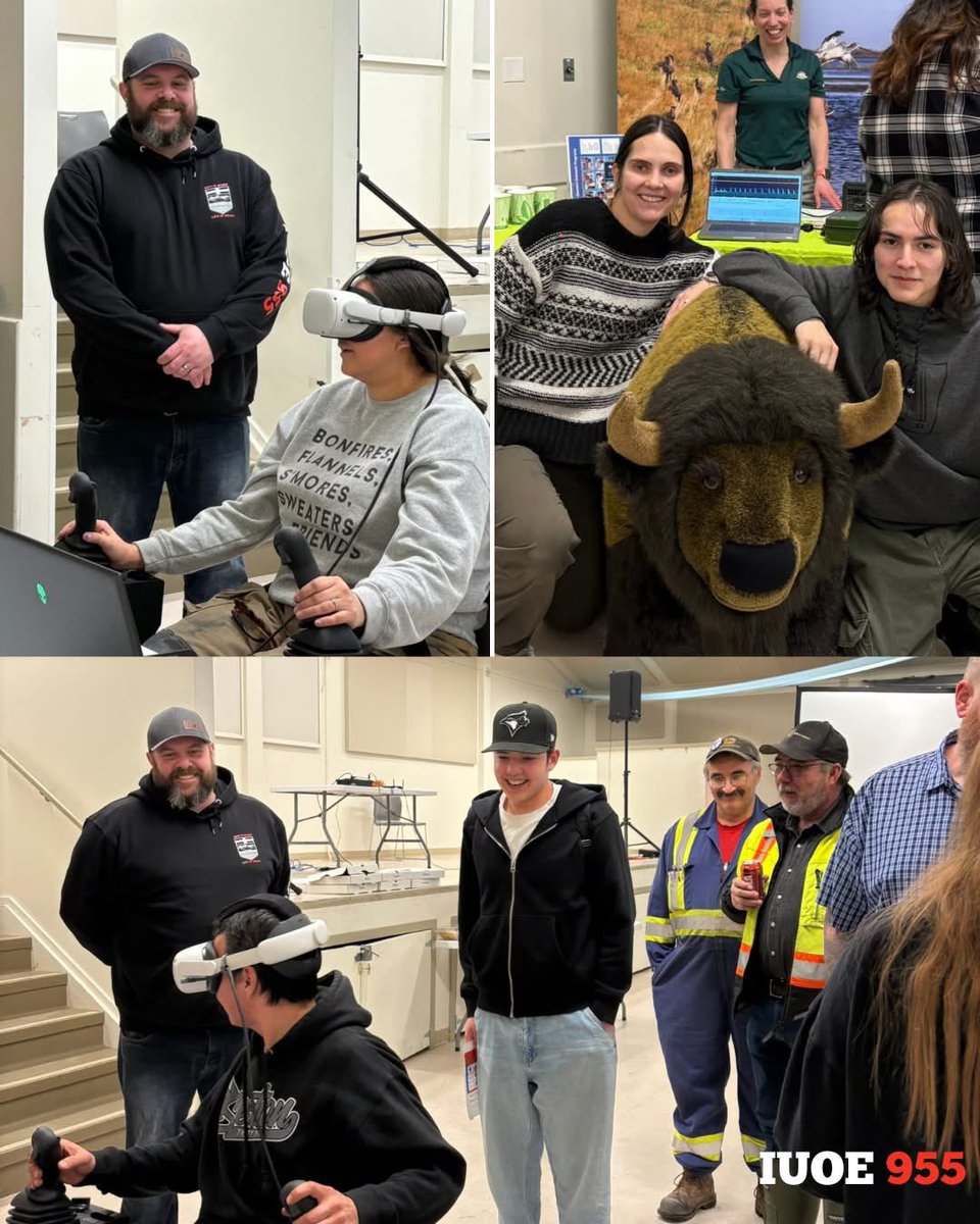 Those smiles say it all 😃 We had a blast at the Fort Chipewyan Career Fair a couple weeks back showcasing our training sims and letting Indigenous youth know about the rewards an exciting career with 955 can bring. Big thanks to Careers for inviting us out! <a href="/CAREERSNextGen/">CAREERS</a>