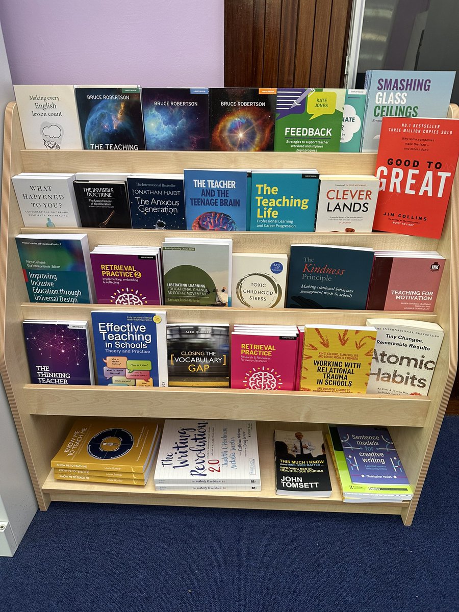 Mrs Maxwell (@mrsmaxwell_dht) on Twitter photo Today we replenished our professional reading library with over 100 books. Thank you to all staff who requested books at our in-service day. Our library opens on Thursday 📚🥳 #WhitehillLearns <a href="/WhitehillSec/">Whitehill Secondary</a> <a href="/KateJones_teach/">Kate Jones</a> <a href="/Bruce_NextLevel/">5⭐️ Schools</a> <a href="/AlexJQuigley/">Alex Quigley</a> <a href="/JonHaidt/">Jonathan Haidt</a> Today we replenished our professional reading library with over 100 books. Thank you to all staff who requested books at our in-service day. Our library opens on Thursday 📚🥳 #WhitehillLearns <a href="/WhitehillSec/">Whitehill Secondary</a> <a href="/KateJones_teach/">Kate Jones</a> <a href="/Bruce_NextLevel/">5⭐️ Schools</a> <a href="/AlexJQuigley/">Alex Quigley</a> <a href="/JonHaidt/">Jonathan Haidt</a>