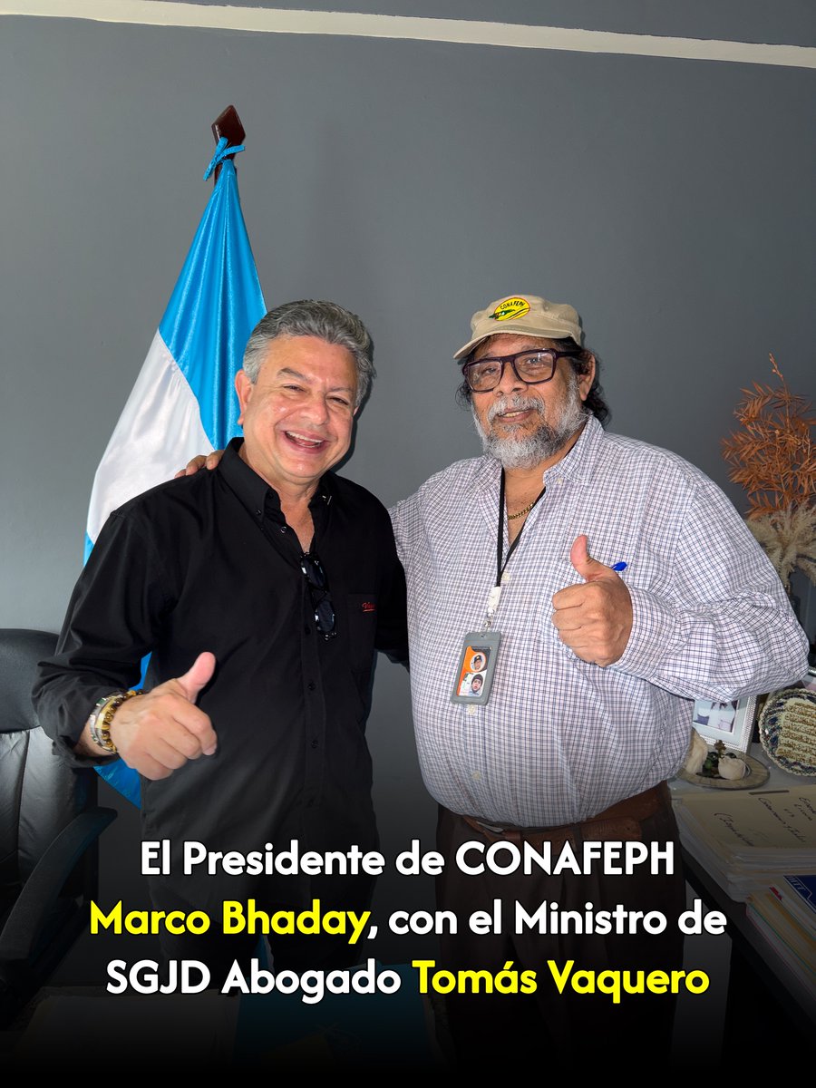 CONAFEPH (@conafeph2) on Twitter photo Nos llena de esperanza la satisfactoria reunión con el Ministro de <a href="/SEGOB_HN/">Gobernación, Justicia y Descentralización</a>, Abogado <a href="/TomasVaqueroM/">Tomás Vaquero Morris</a>, un líder cercano al pueblo y con un gran corazón para los hondureños más necesitados.
¡Juntos por la justicia y el bienestar de nuestras comunidades! 🇭🇳🤝
<a href="/XiomaraCastroZ/">Xiomara Castro de Zelaya</a> Nos llena de esperanza la satisfactoria reunión con el Ministro de <a href="/SEGOB_HN/">Gobernación, Justicia y Descentralización</a>, Abogado <a href="/TomasVaqueroM/">Tomás Vaquero Morris</a>, un líder cercano al pueblo y con un gran corazón para los hondureños más necesitados.
¡Juntos por la justicia y el bienestar de nuestras comunidades! 🇭🇳🤝
<a href="/XiomaraCastroZ/">Xiomara Castro de Zelaya</a>