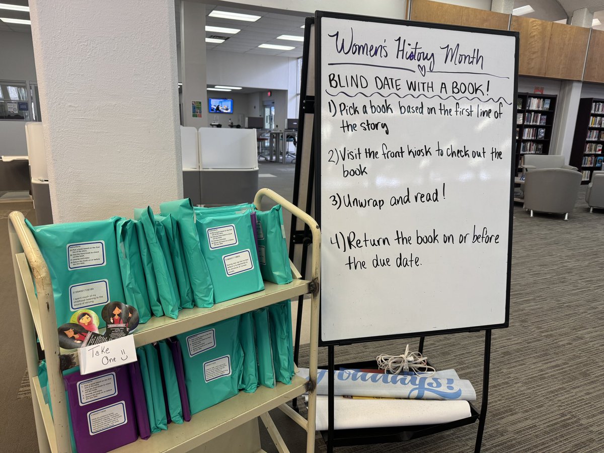 Celebrate Women’s History Month! 

Check out a book from our Blind Date With a Book display at the LRC! 

#tweetOC #WomensHistoryMonth #blinddatewithabook