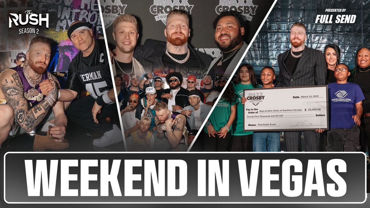 VLOG OUT NOW🔥 

- Maxx Crosby Annual Foundation Event
- Red Carpet interview with Mark Davis &amp; Others
- 2000’s theme Sobriety Party
