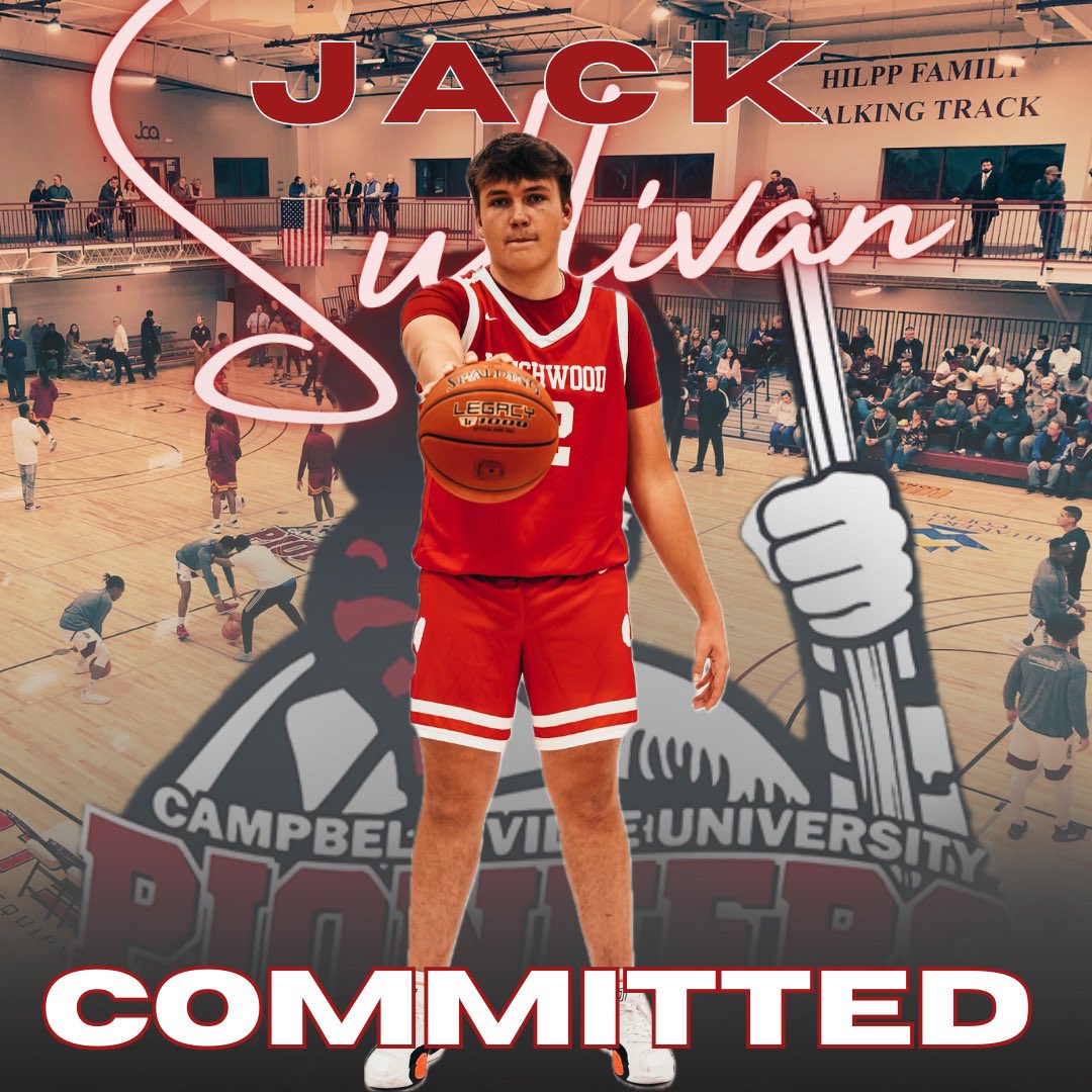 Campbellsville Harrodsburg MBB (@cuhmbb) on Twitter photo We are excited to Welcome <a href="/sullyjack25/">Jack Sullivan</a> to <a href="/CUHMBB/">Campbellsville Harrodsburg MBB</a> ❗️
Jack Sullivan is coming to Harrodsburg, KY from Beechwood High School in Northern Kentucky.
<a href="/BHSTigersMBB/">Beechwood Basketball</a> ❌ <a href="/CUHPioneers/">CU Harrodsburg Athletics</a>
#GoPioneers🪜 We are excited to Welcome <a href="/sullyjack25/">Jack Sullivan</a> to <a href="/CUHMBB/">Campbellsville Harrodsburg MBB</a> ❗️
Jack Sullivan is coming to Harrodsburg, KY from Beechwood High School in Northern Kentucky.
<a href="/BHSTigersMBB/">Beechwood Basketball</a> ❌ <a href="/CUHPioneers/">CU Harrodsburg Athletics</a>
#GoPioneers🪜
