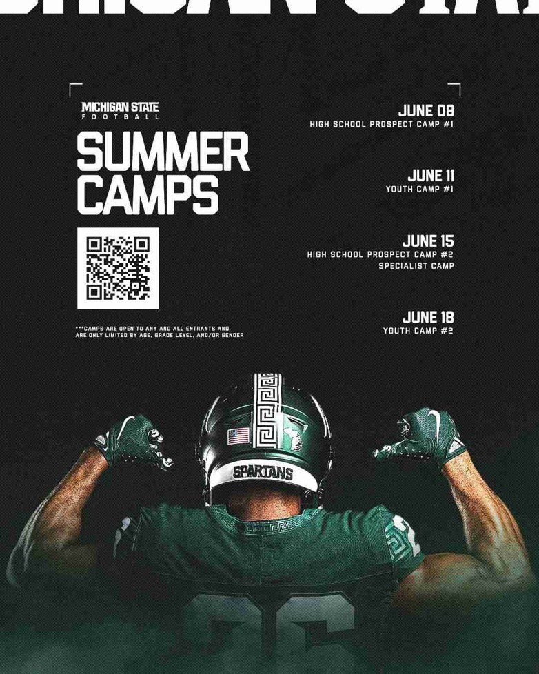 Thank you <a href="/SeanLevyMSU/">Sean Levy</a> for the camp invite. I am unbelievably thankful for this opportunity.