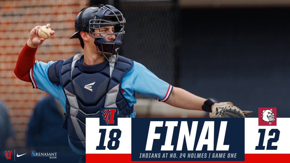 #ICCBSB - FINAL FROM GOODMAN: <a href="/LetsGoICC_BSB/">ICC Baseball</a> takes G1 in an 18-12 win over No. 24 Holmes! 

ICC’s five home runs and 21 hits in the contest each tied for the second-most in a single game since 2013 #RollTribe