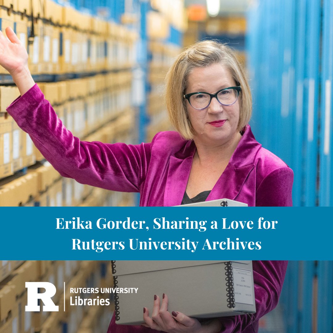 During #whm , it's only fitting to honor a woman who's spent 28 years documenting and preserving Rutgers history. Read a recent story on Erika Gorder, University Archivist, celebrating #RUArchives50th -
rutgers.edu/people-of-rutg…