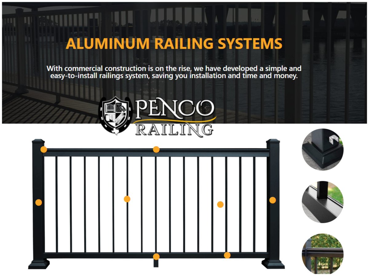 FillMershon's tweet image. pencoaccesscontrol.com
Penco Access Control recommends the products and security programs that are the best fit for your property. #PencoAccessControl #Ultralox #AluminumRailingSystems #Texas
#PencoRailing #Penco