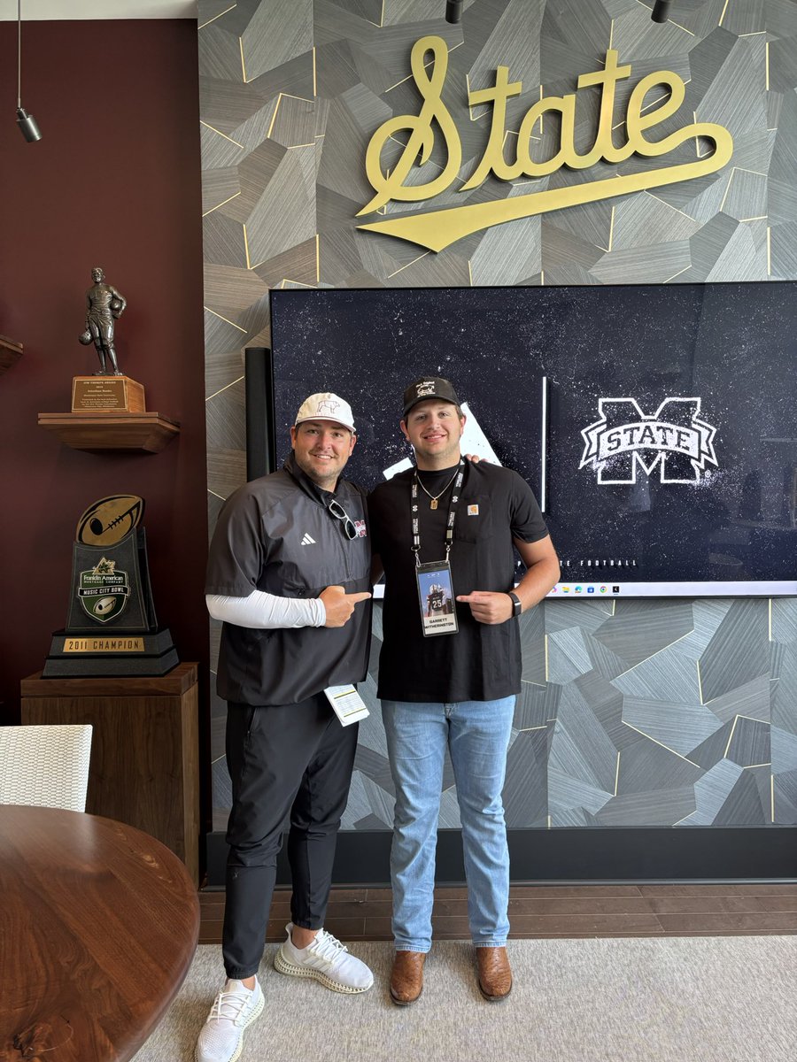 Garrett Witherington (@garrettw_90) on Twitter photo Excited to take an Official Visit to Mississippi State!
<a href="/coachdt48/">David (DT) Turner</a> <a href="/Coach_Leb/">Jeff Lebby</a> <a href="/_AndrewLutz/">Andrew Lutz</a> Excited to take an Official Visit to Mississippi State!
<a href="/coachdt48/">David (DT) Turner</a> <a href="/Coach_Leb/">Jeff Lebby</a> <a href="/_AndrewLutz/">Andrew Lutz</a>