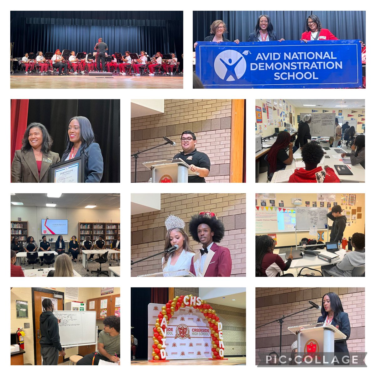 Rebecca Williams (@rebeccaswms) on Twitter photo What an inspiring day celebrating <a href="/Creekside_High/">Creekside High</a> and their journey to reach and teach ALL students through school-wide AVID. Today they became the first AVID national demonstration high school in GA ! 🎉 <a href="/DrTAGAwak/">Dr. Terrell Awak</a> <a href="/FultonCoSchools/">FultonCountySchools</a> <a href="/ShannonNKersey/">Shannon Kersey, PhD</a> <a href="/jasonjstamper/">Jason Stamper, EdD</a> <a href="/EricaFox_EdD/">Erica Fox, Ed.D</a> What an inspiring day celebrating <a href="/Creekside_High/">Creekside High</a> and their journey to reach and teach ALL students through school-wide AVID. Today they became the first AVID national demonstration high school in GA ! 🎉 <a href="/DrTAGAwak/">Dr. Terrell Awak</a> <a href="/FultonCoSchools/">FultonCountySchools</a> <a href="/ShannonNKersey/">Shannon Kersey, PhD</a> <a href="/jasonjstamper/">Jason Stamper, EdD</a> <a href="/EricaFox_EdD/">Erica Fox, Ed.D</a>