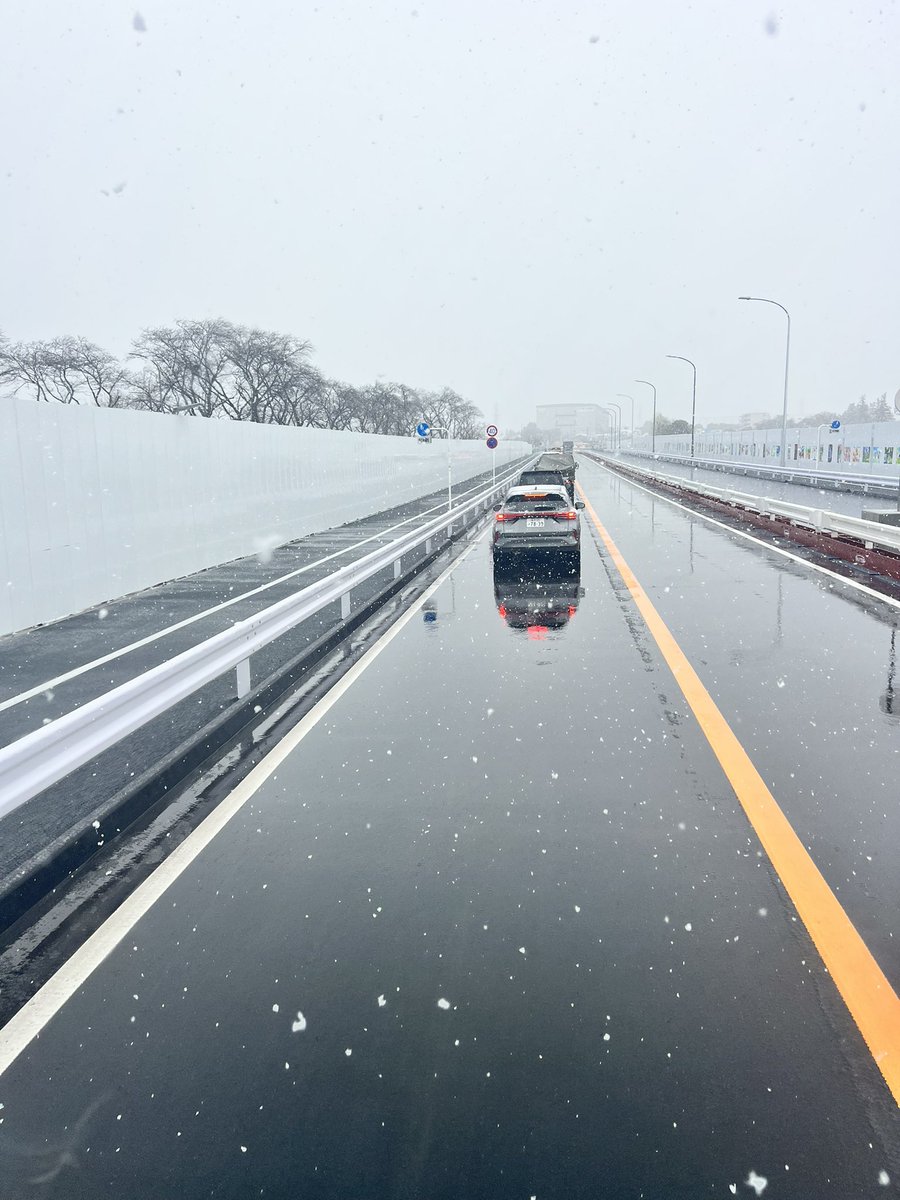 おはようございます。
眼前が白多め…

皆さんお足元悪いですが、お気をつけて🫡