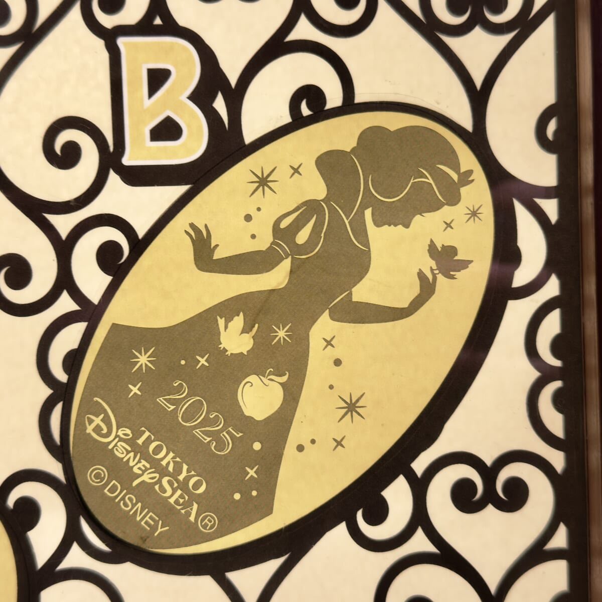 東京ディズニーシー 白雪姫やシンデレラ、オーロラのシルエットが