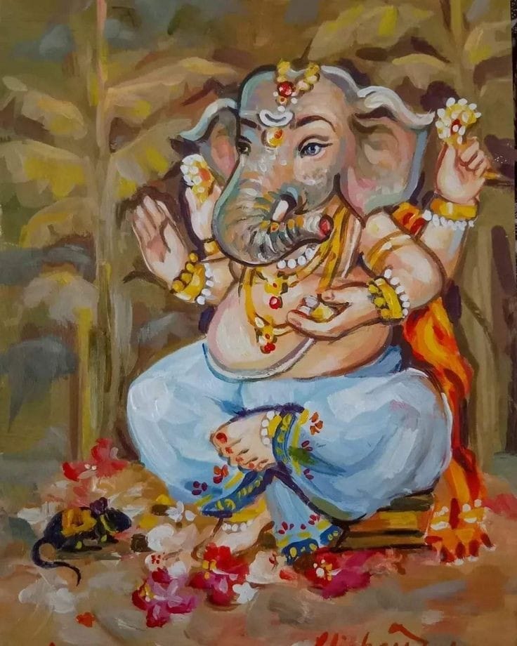 विघ्नहर्ता श्री गणेश  शुभारंभ का प्रतीक, बुद्धि और समृद्धि के दाता।
प्रथम पूज्य देवता श्री गणेश जी की दिव्य अद्भुत अलौकिक दर्शन 🙏