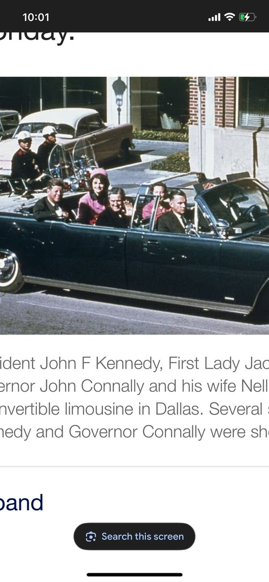 Maybe it’s just me, but I don’t remember the seeing an extra couple in the same car as Pres. JFK w/ First Lady??? Hmm is this another Ai???