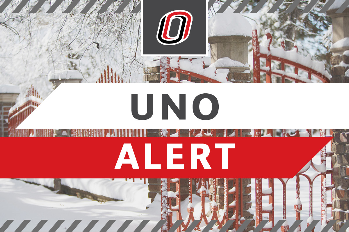 UNOmaha's tweet image. UNO Alert: UNO is closed on Wednesday, Mar. 19, due to inclement weather. 

- All campus buildings will be closed. 
- All on-campus activities will be canceled. 

More details available at heyor.ca/Am1dxM