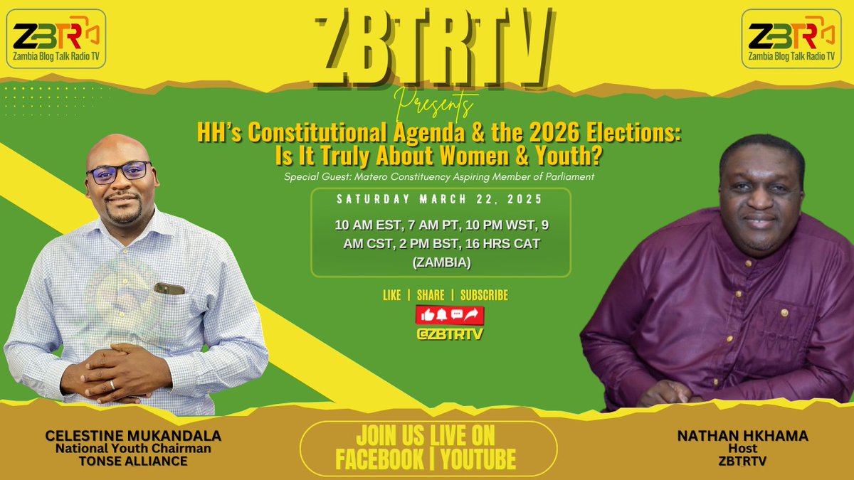 ZBTR TV (@zambiablogradio) on Twitter photo 