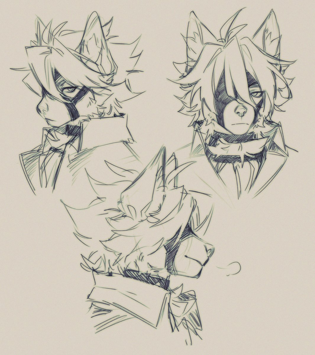 figuring out how to draw him

#vonlycaon #zzz