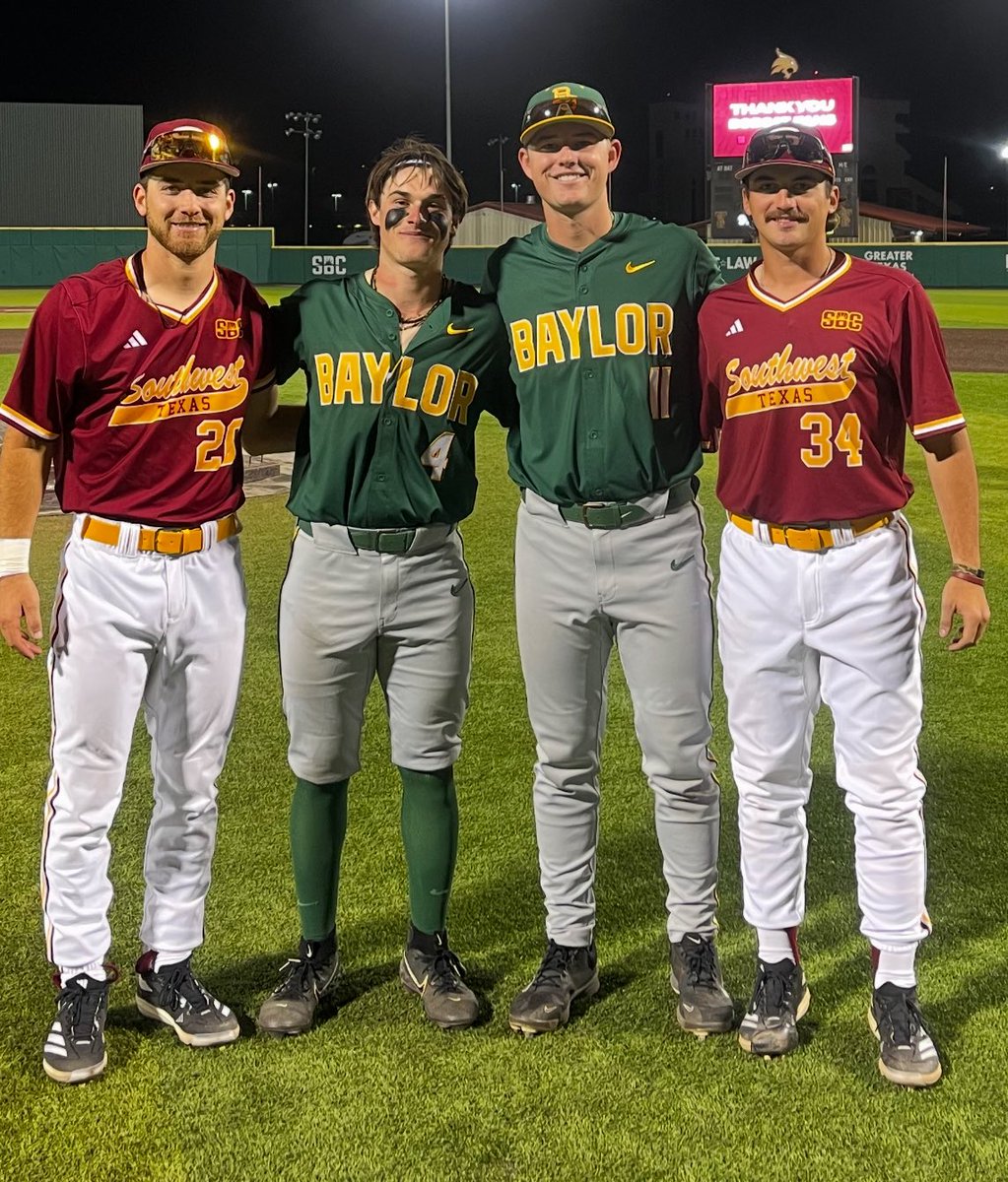 Ridge Point Baseball (@rphsbaseball) on Twitter photo Past Panthers in action tonight in San Marcos.
J. Vossos, J. Kennett, W.Pendergrass, H. Key Past Panthers in action tonight in San Marcos.
J. Vossos, J. Kennett, W.Pendergrass, H. Key