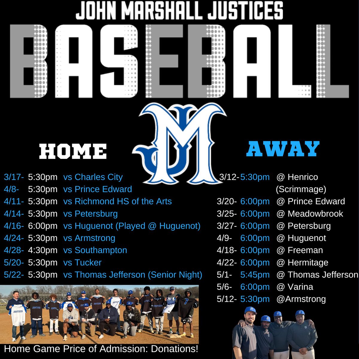 John Marshall Baseball tweet media