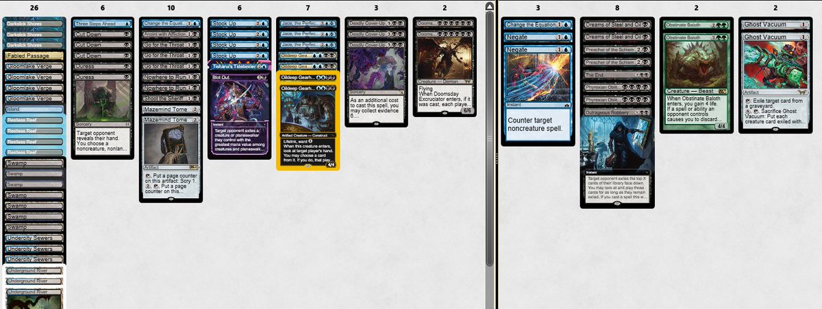 Split the finals of the Standard challenge tonight with UB doomsday! Deck is great! didn't drop a match! Definitely recommend this list for the arena qualifier this weekend or any RCQs coming up!

<a href="/fireshoes/">Robert Taylor🔥</a>