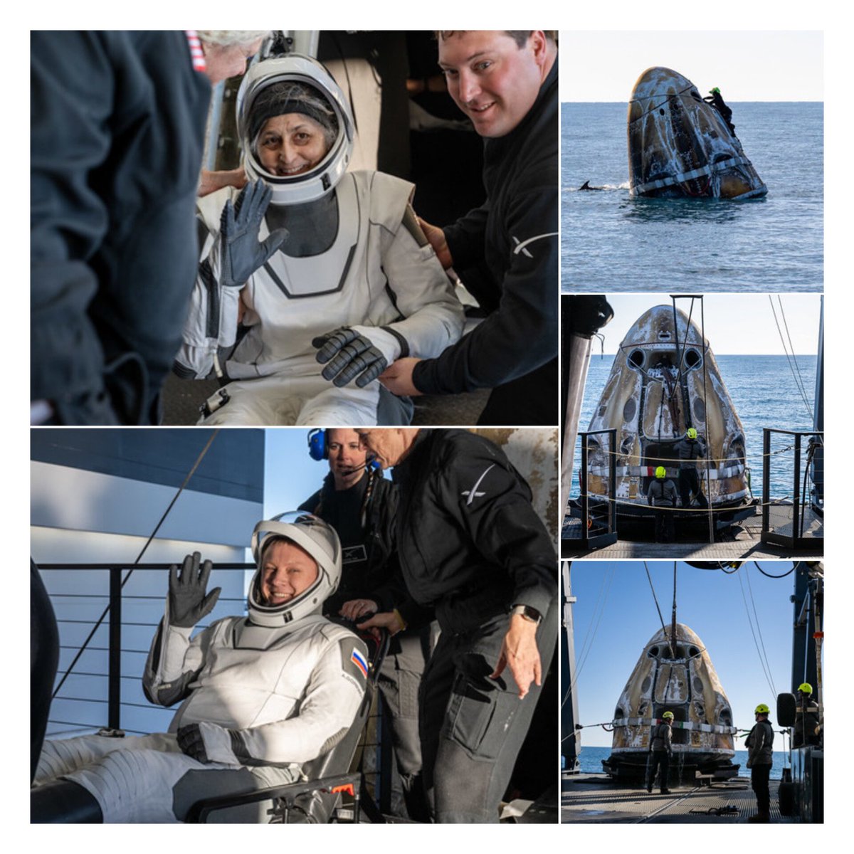 अंतरिक्ष यात्री सुनीता विलियम्स जी और उनके साथी बुच विलमोर, निक हेग, तथा अलेक्ज़ांडर गोरबुनोव की नौ महीने के अंतरिक्ष मिशन के बाद सुरक्षित वापसी पर हार्दिक बधाई! 

सुनीता जी का यह ऐतिहासिक सफर नारी शक्ति और वैज्ञानिक प्रगति का प्रतीक है। उनका समर्पण और साहस हम सभी, विशेष रूप से