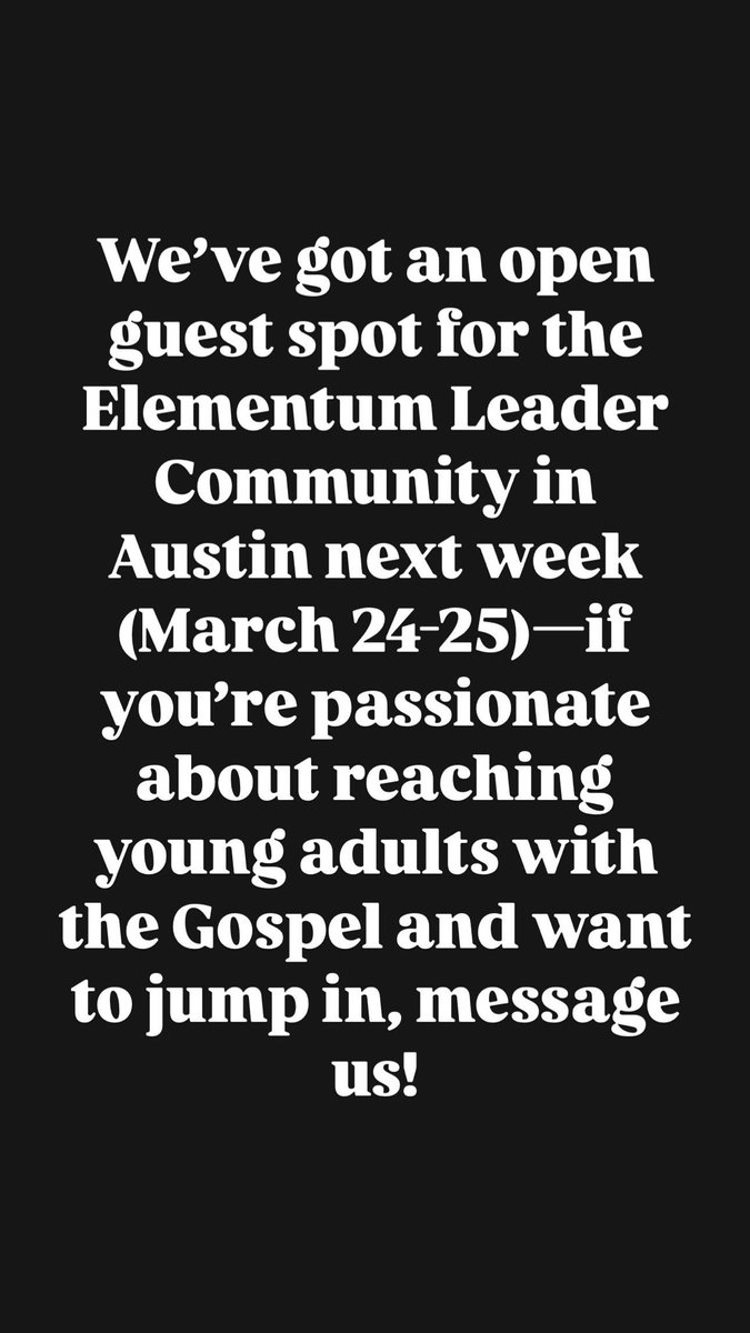 andy_abramson's tweet photo. Huge opportunity to join some amazing college/ya leaders next week. Love that ⁦@weareElementum⁩ gets to create spaces like this! https://t.co/22CAFogNkS