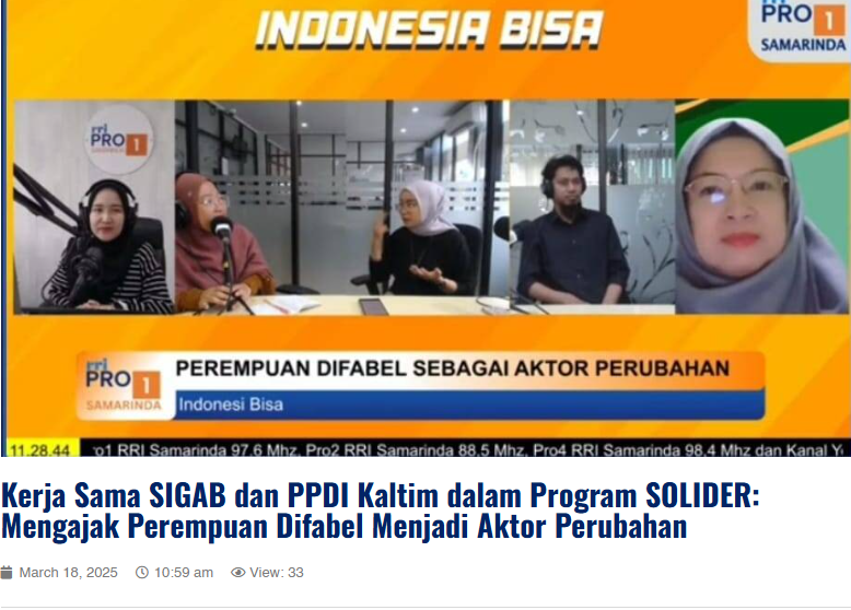 soliderid's tweet photo. Perempuan berhak menjadi agen perubahan. Kali ini PPDI Kaltim siap bergerak bersama @SigabIndonesia. https://t.co/8pW7ooISFY #IWD2025 https://t.co/c0ngJNQWtJ