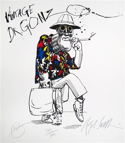 NicoAnselmino's tweet image. Hunter Thompson como el Dr. Gonzo creada por Ralph Steadman

#HunterThompson #RalphSteadman