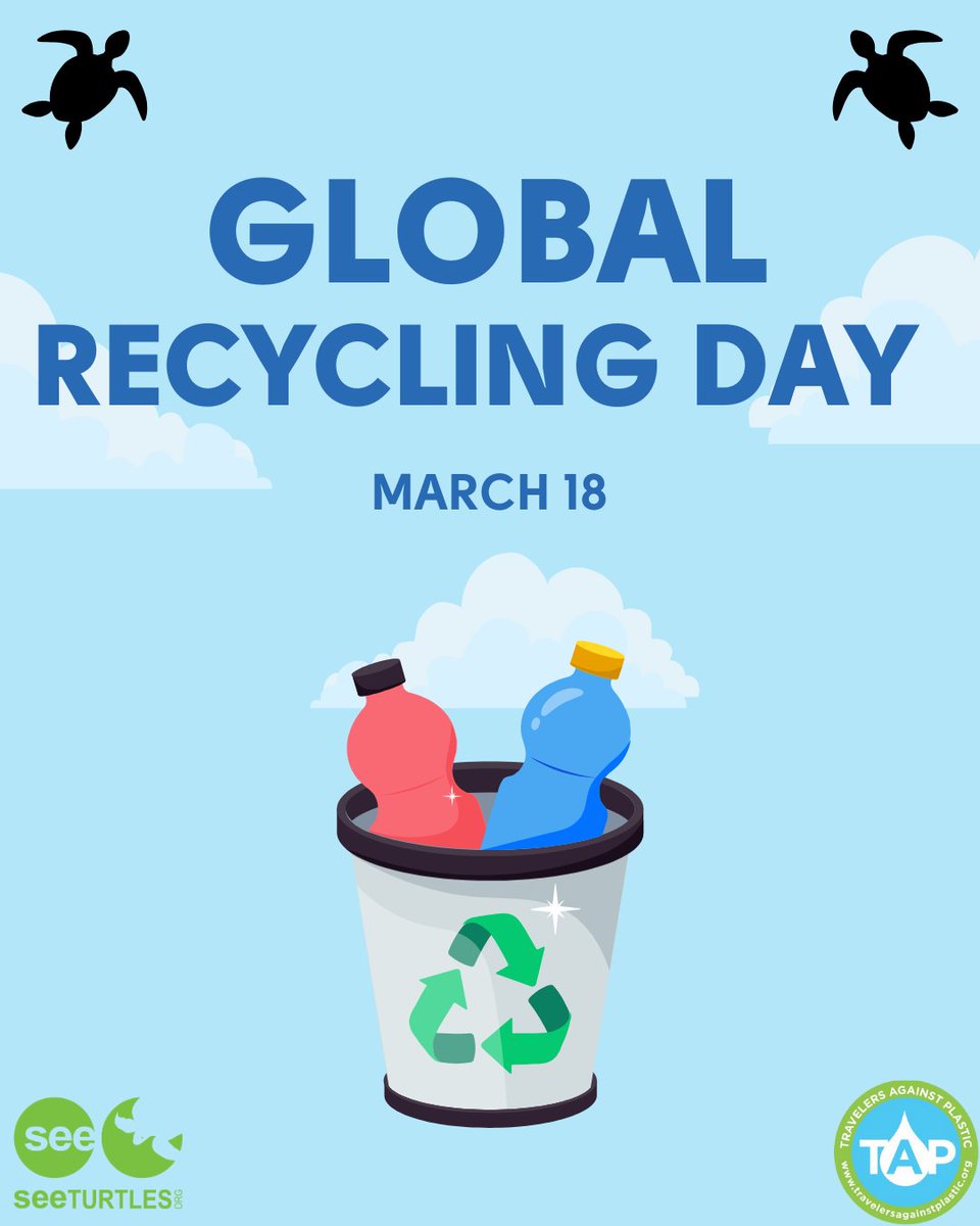 It's Global Recycling Day 

Today, we reflect on the power of recycling in protecting our oceans and wildlife.  

Learn more:
travelersagainstplastic.org/sea-turtles