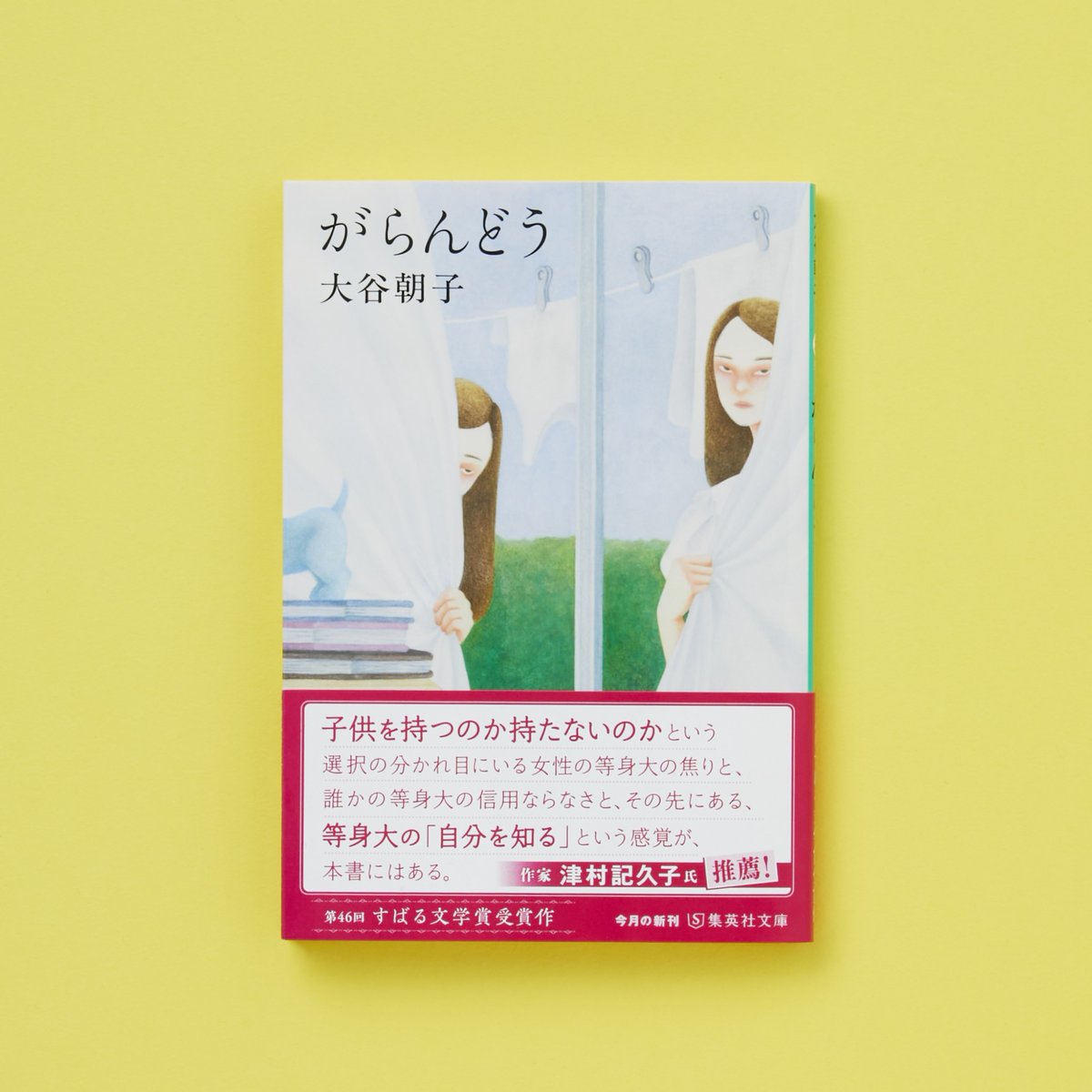 shueishabunko's tweet photo. 🐾#集英社文庫の新刊🐾

『がらんどう』　大谷朝子

誰にも恋愛感情を抱けない平井と、死んだ犬のフィギュアを作る菅沼。
若くない女ふたりの共同生活のゆくえは。

#がらんどう
#大谷朝子
#純文学

https://t.co/qNaqJx50vS https://t.co/mEPhlM6xGK