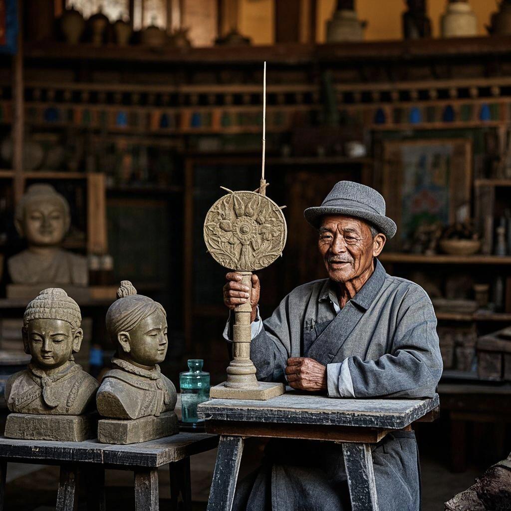GanziChina's tweet photo. The statue-making craftsmanship in Maisu, Dege is an artistic treasure, carrying a thousand years of Tibetan culture. These statues are so lifelike! What do you think? #Ganzi #Dege #Maisu #Statues #IntangibleCulturalHeritage #SichuanTravelinSpring #Travel #culture #China #Sichuan https://t.co/yfUwpWFqzm
