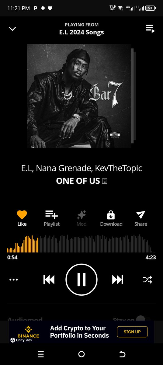 <a href="/MusicPromoNo1/">Music Promo Numb 1</a> <a href="/ELgh_/">Don Jaga 👽</a> 22.
One of Us🦁👽🥶

The Three Musketeers <a href="/ELgh_/">Don Jaga 👽</a> , <a href="/KevTheTopic/">THE TOPIC</a> &amp; <a href="/NanaGrenade/">Grenade 💣</a> , the features don't flop Charley , talk of Ayitey on #BVR, Like To Drip on #Utopia Album🔥💯

#Bar7 #OneOfUs

#LetsTalkEL #DisciplesOfEL .

<a href="/audiomack/">Audiomack</a> : audiomack.com/elrepgh/song/o…