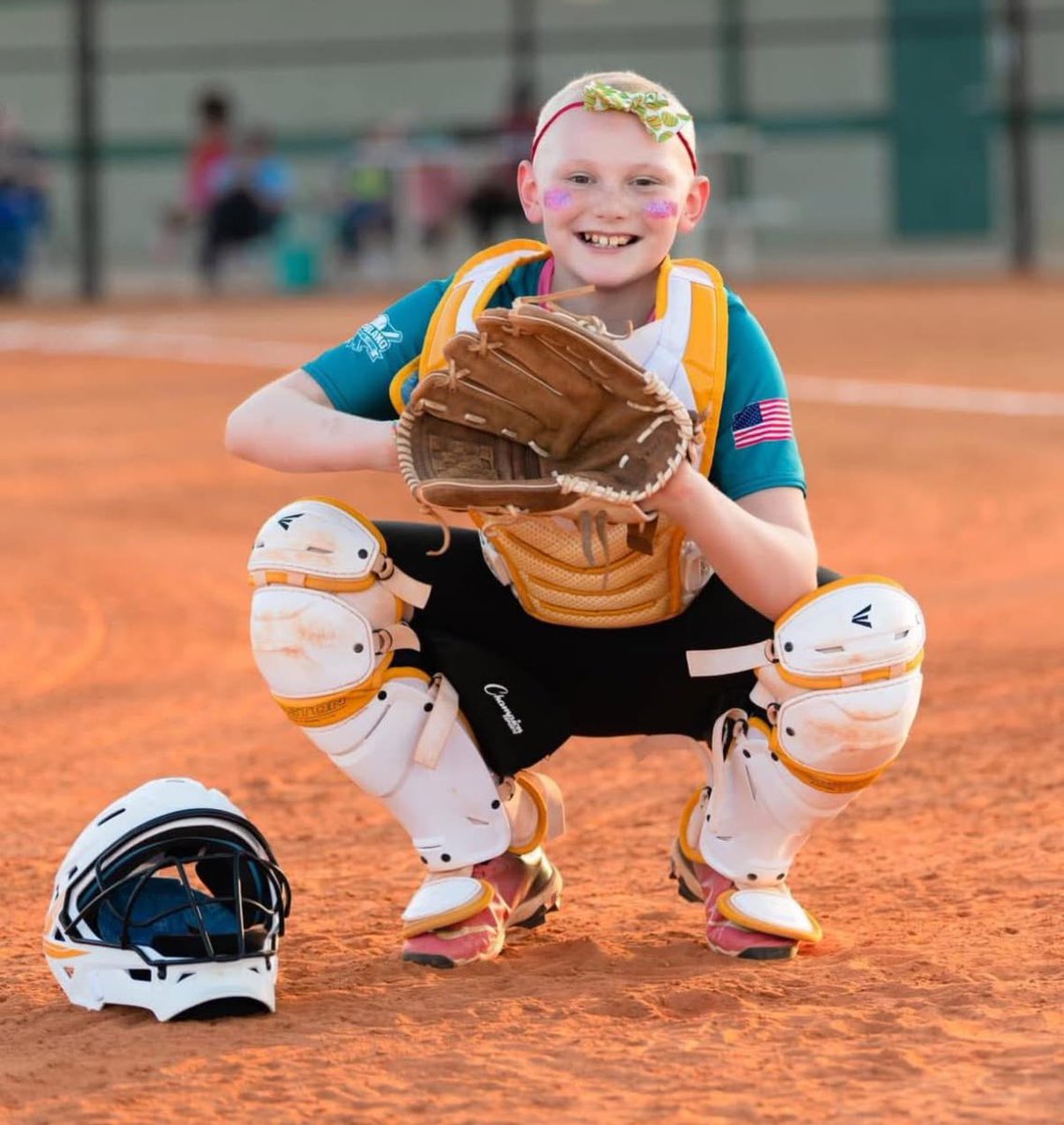 Jen Schroeder (@jen_schro) on Twitter photo Thinking about Aubrey tonight-a 10 yr old little catcher who lost her battle with cancer. She’d go from treatment to the field, loved to catch & proudly wore her <a href="/EastonFastpitch/">Easton Fastpitch</a> x JSC Pediatric Cancer Gear
No family should have to endure what hers did. Thinking about Aubrey tonight-a 10 yr old little catcher who lost her battle with cancer. She’d go from treatment to the field, loved to catch & proudly wore her <a href="/EastonFastpitch/">Easton Fastpitch</a> x JSC Pediatric Cancer Gear
No family should have to endure what hers did.