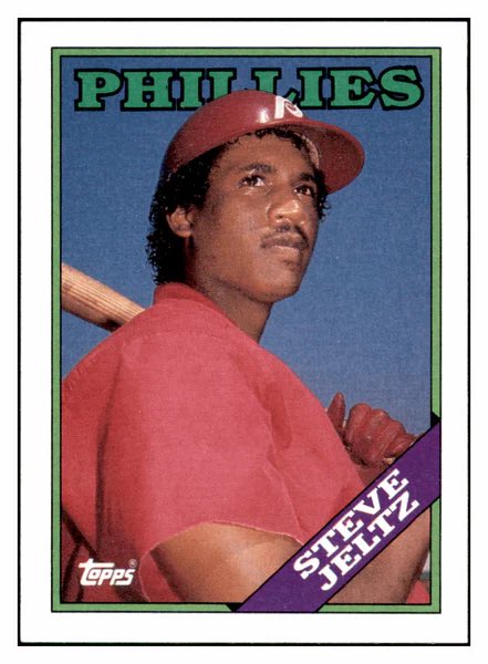 Steve Jeltz. And he went yard from both sides of the plate in the same game. Just like Mickey Mantle…