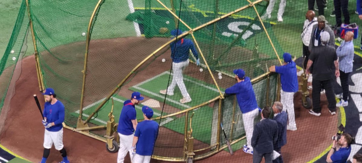 Pictures from inside the Tokyo Dome last night. Cubs lose 4-1 Iminaga goes 4 shutout innings.