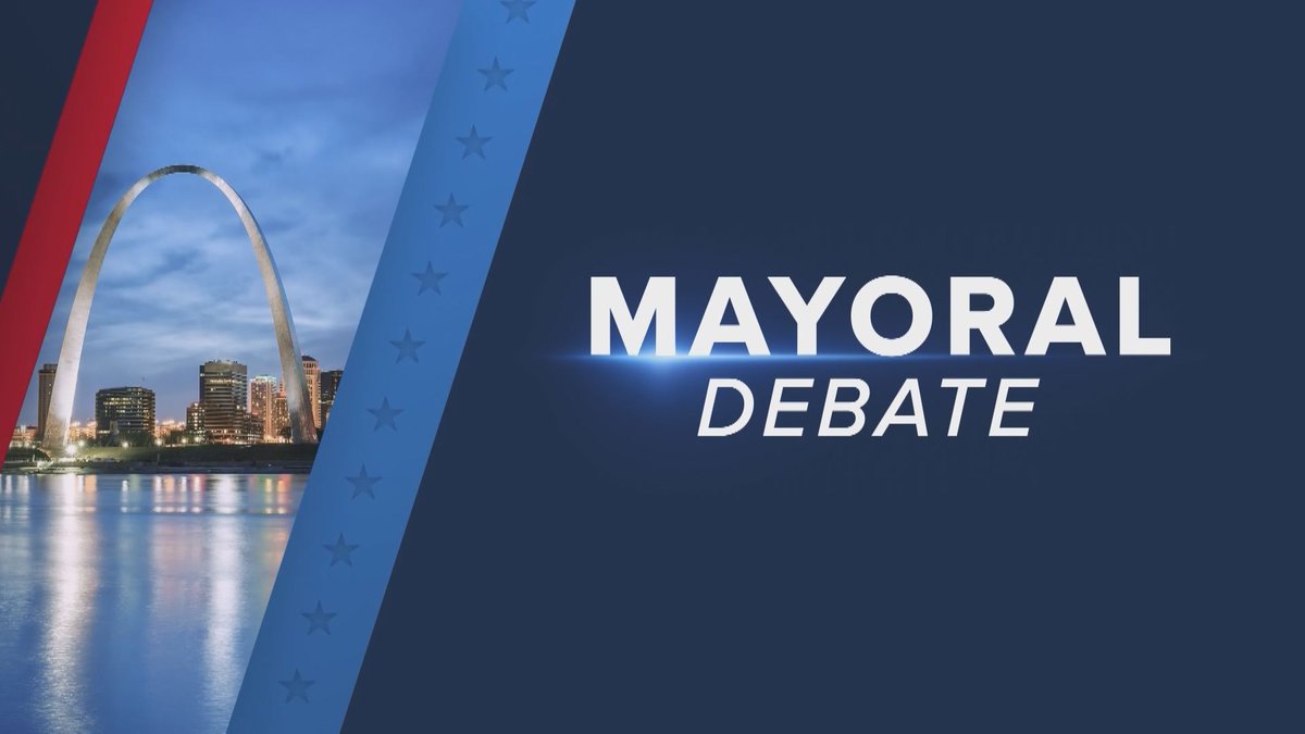 Coming up at 7pm on air and on 5+ at <a href="/ksdknews/">KSDK News</a> : the two candidates for St. Louis Mayor face off.