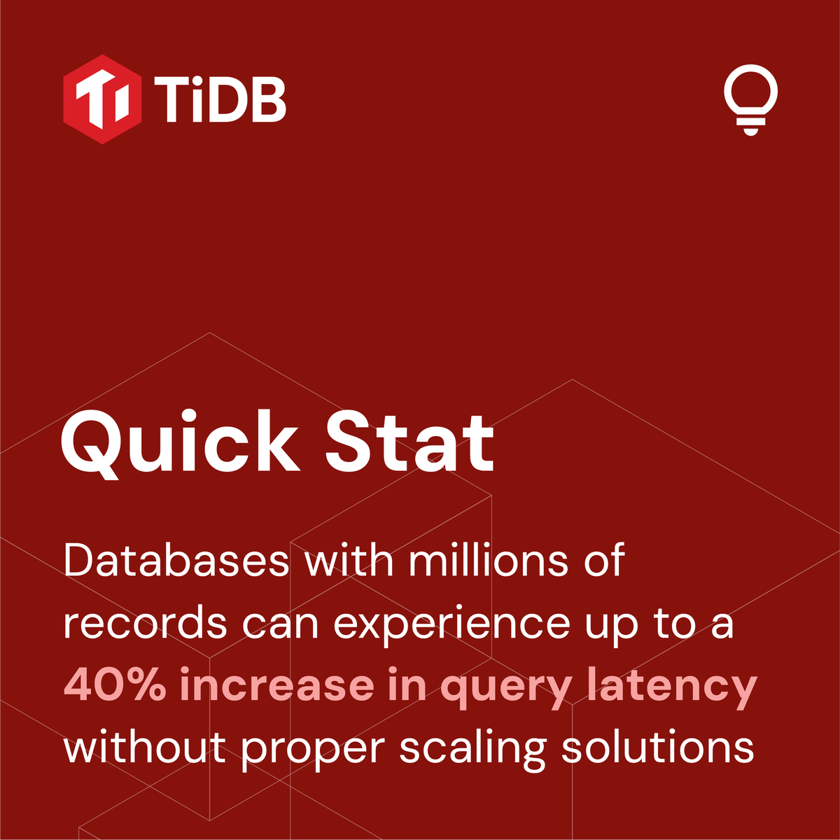 ardelle_fan's tweet image. Query latency can spike by 40% as databases grow. The right scaling solution makes all the difference. 

Is your database keeping up? ⚡

#DatabasePerformance #Database #DistributedSQL #SQL