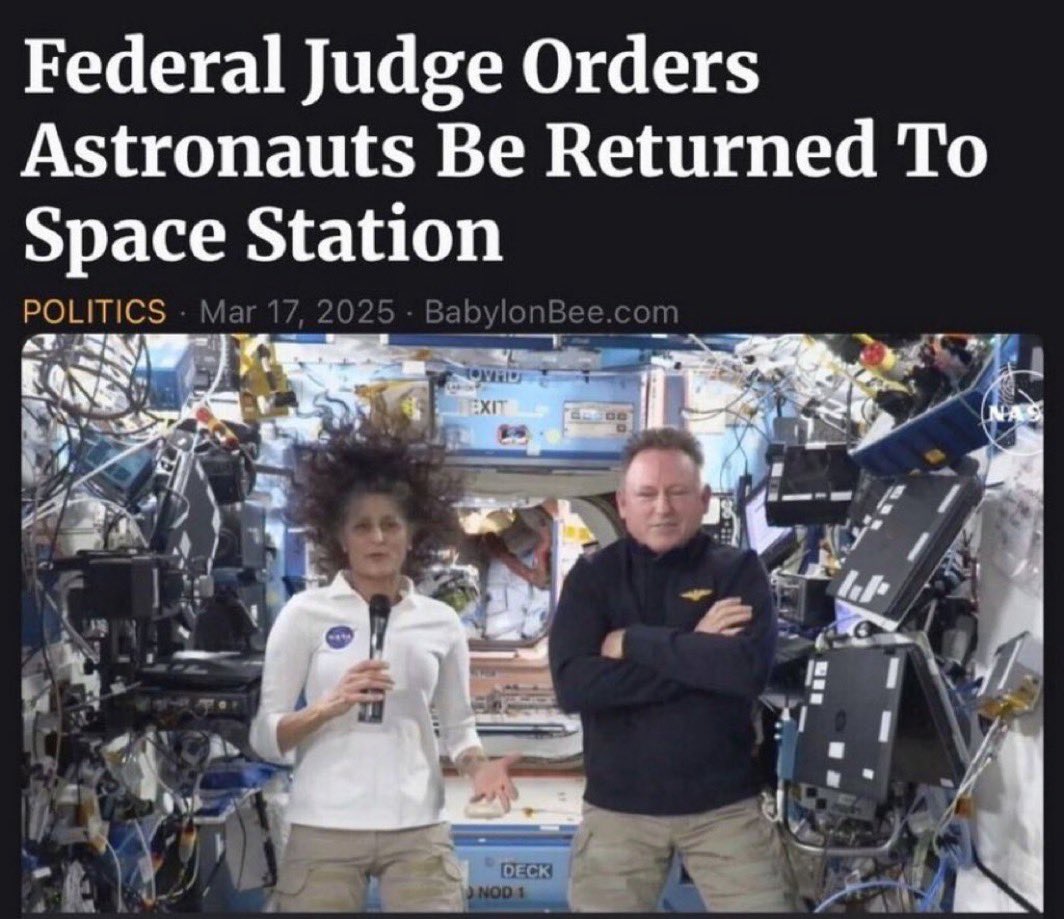 ViralVideos's tweet photo. @elonmusk @SpaceX @NASA @POTUS BREAKING— @elonmusk has been ordered to: https://t.co/y8dcVx0VsO