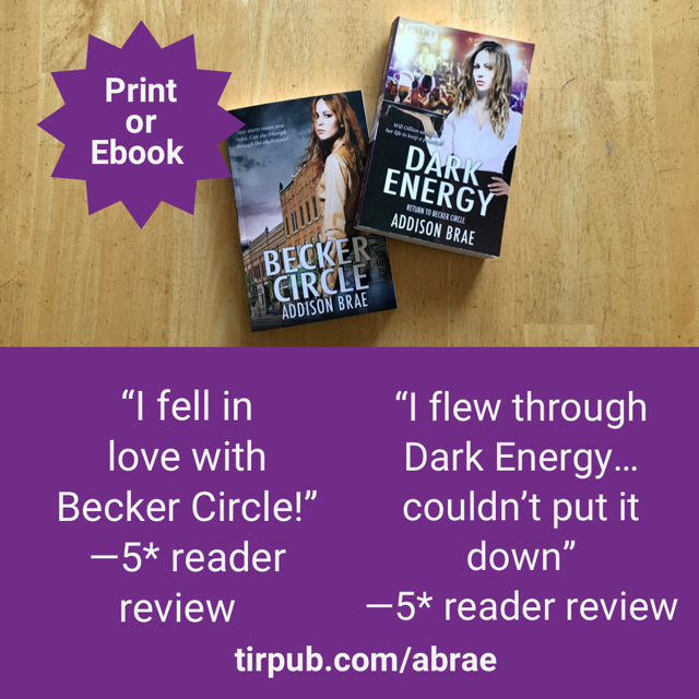 #BeckerCircle &amp; #DarkEnergy #NewRelease in PRINT! Trailers &amp; links to new print versions tirpub.com/abrae. #BookTwitter #romanticsuspense #tbr #book #GirlPower #bartender #TirgearrTuesday
