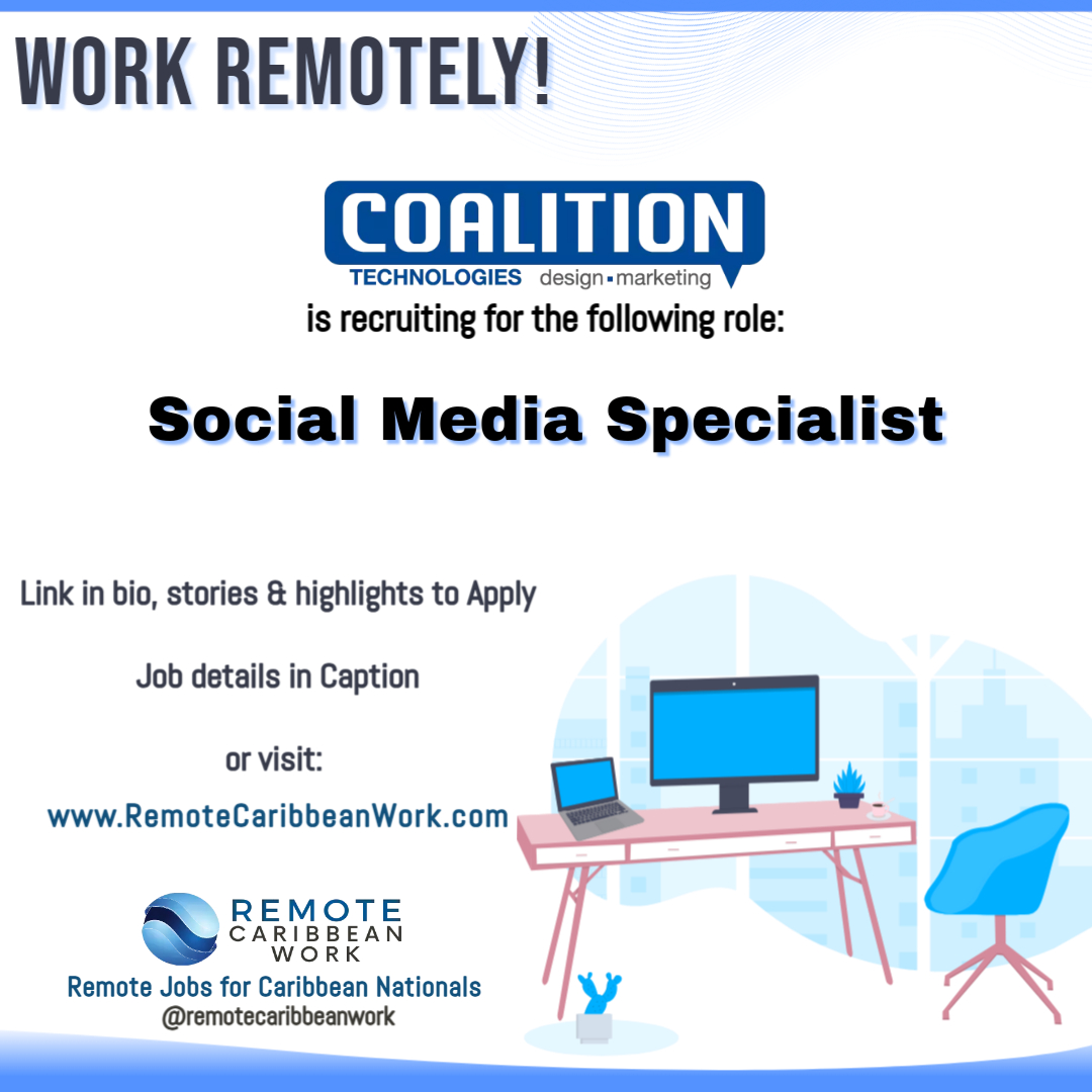 CaribbeanRemote's tweet photo. Candidates should have excellent knowledge of Facebook, Twitter, LinkedIn, Pinterest, Instagram, TikTok and other social media platforms
Apply at the link 🔗 https://t.co/3auk1ClriW https://t.co/4ZmalN6xC6